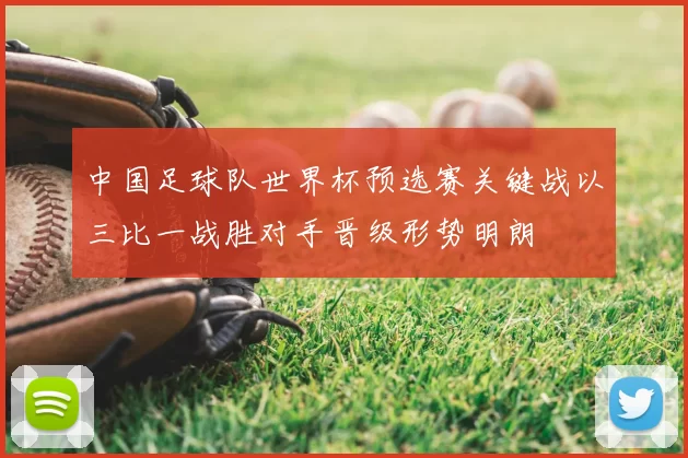 中国足球队世界杯预选赛关键战以三比一战胜对手晋级形势明朗